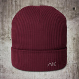 A+C Logo Organic Ribbed Beanie