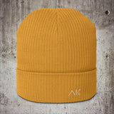 A+C Logo Organic Ribbed Beanie