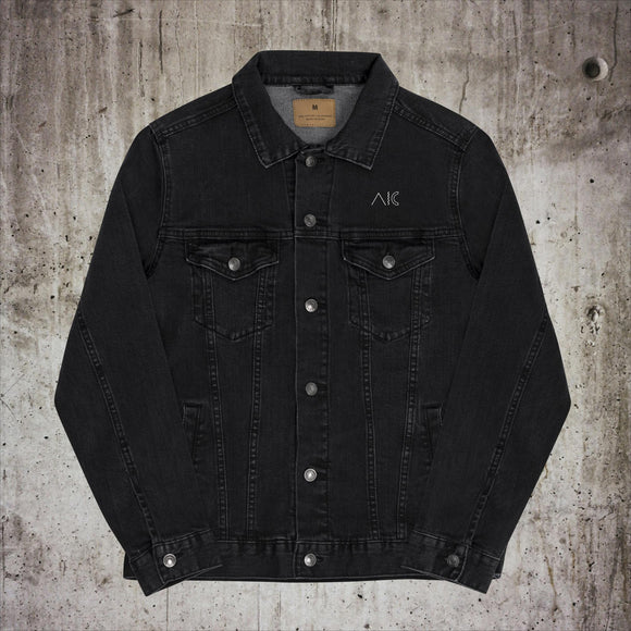 A+C Unisex Black Denim Jacket